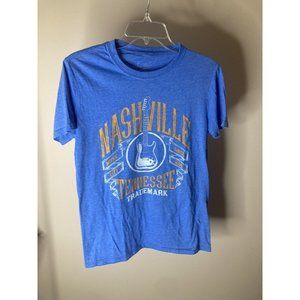 Nashville Tennessee Music City T-Shirt Size Small Blue